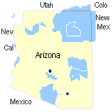 Map: Arizona, Yaqui
