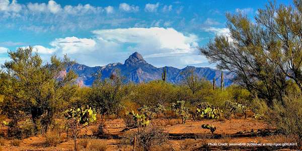 Map: Arizona, Tohono O'Odham