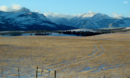 A photo of the Blackfeet reservation