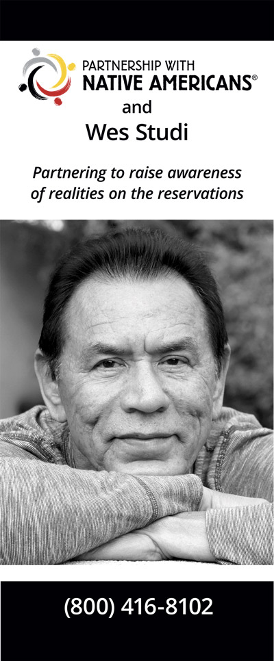 Wes Studi Partners with PWNA