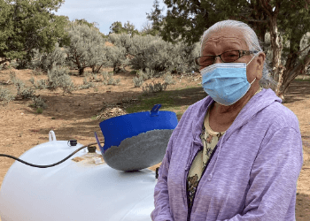 Photo of Minnie, a Native Elder