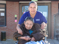 Thelma and Dorothy at the nursing home