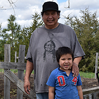 Photo of Donovan and his grandson, Jaren